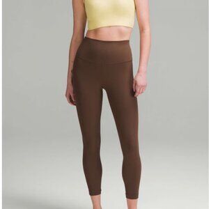 Lululemon Align Ribbed High Rise Pant 25" Java Size 0